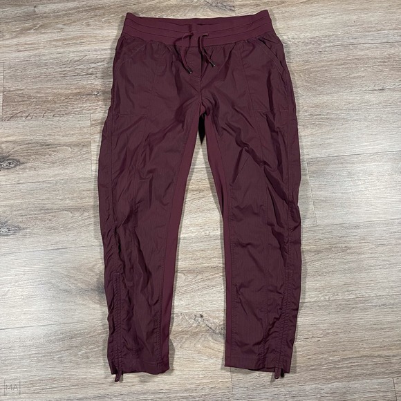 CRZ Yoga Women's Pants Athleisure Jogger Athletic Workout	Size 12 Maroon - Picture 1 of 8